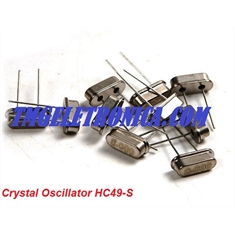 Cristal 14,7456Mhz HC49S, Crystals 14.7456Mhz HC49S Quartz Crystal Oscillator Frequency 14,7456Mhz, Case HC-49/S Metalic - 1/2 Caneca 2Pinos - 14,7456Mhz - Crystal Oscillator HC49S, Metalic 1/2 CANECA (2pinos)